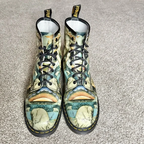 Dr. Martens X Tate William Blake 1460 Pascal Leather Boots - Picture 2 of 8
